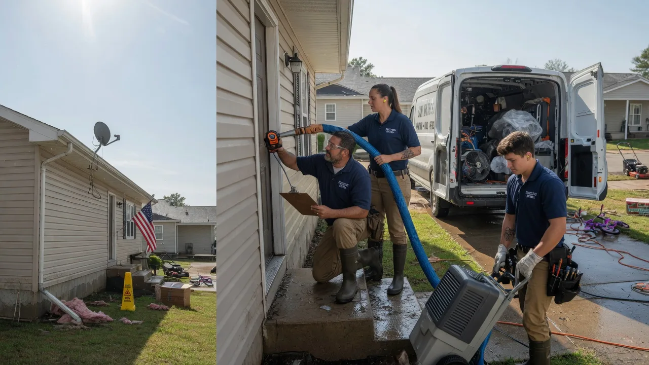 Ceiling Water Damage Restoration in New Bloomfield, MO near me